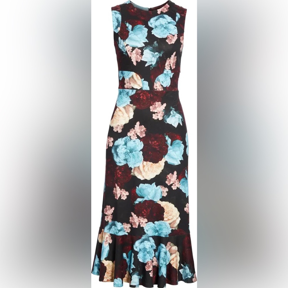 Gorgeous ERDEM midi dress from Fall 2019 Collection. New with tags.